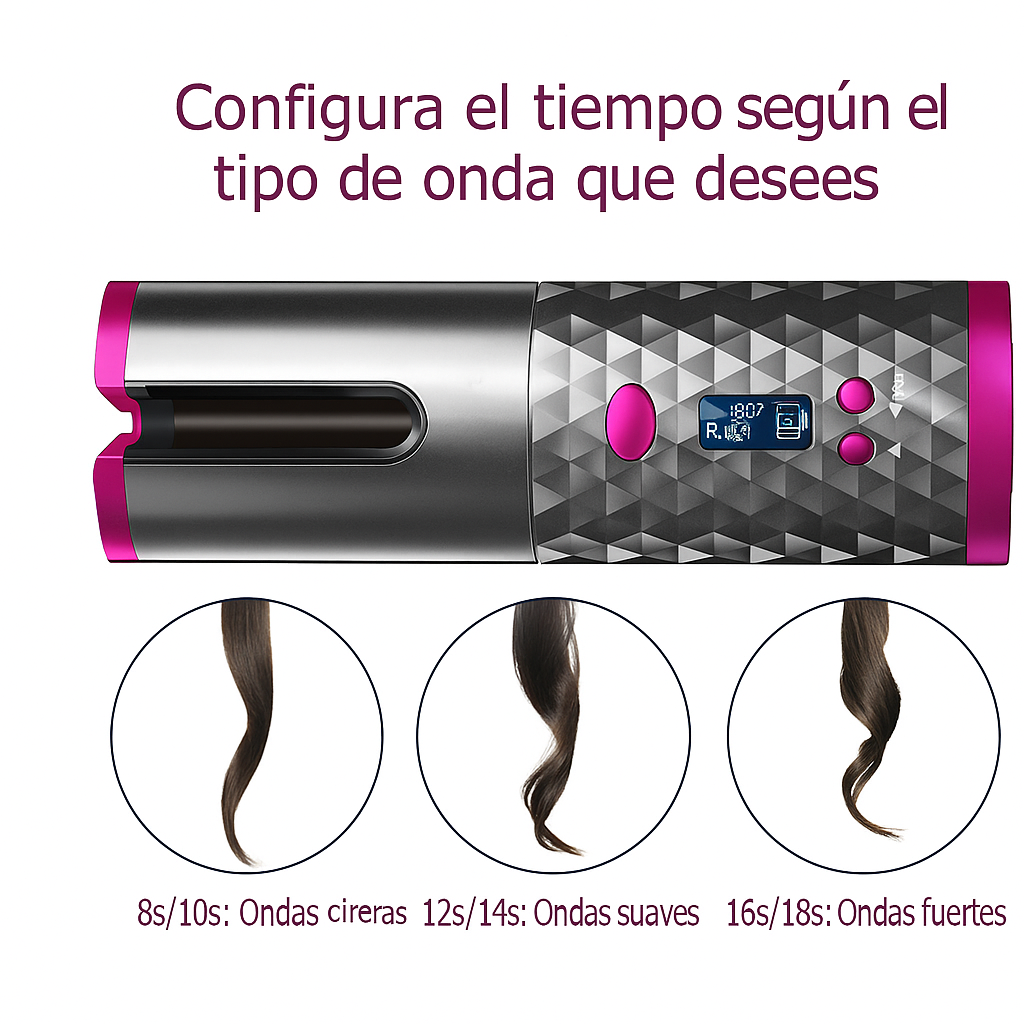 Rizador de pelo inalámbrico